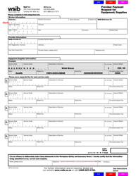 Form 3941A Provider Payment Request for Equipment/Supplies - Ontario, Canada, Page 2