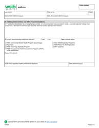 Form 10392A Mild Traumatic Brain Injury Program of Care (Mtbi Poc) Mid-point Report - Ontario, Canada, Page 2
