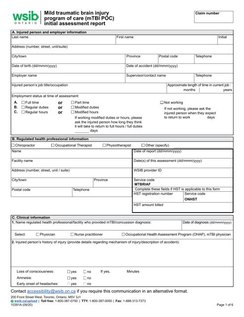 Form 10391A  Printable Pdf
