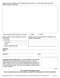 Form 1 Appeal - Ontario, Canada, Page 3