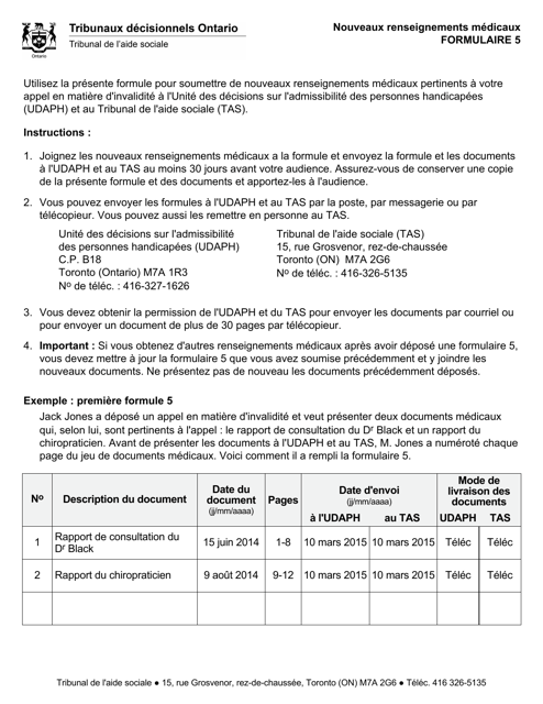 Forme 5  Printable Pdf