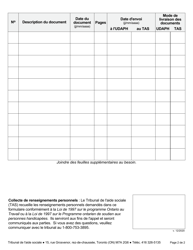 Forme 5 Nouveaux Renseignements Medicaux - Ontario, Canada (French), Page 4