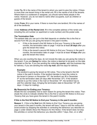 Instructions for Form N5 Notice to End Your Tenancy for Interfering With Others, Damage or Overcrowding - Ontario, Canada, Page 3