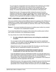 Instructions for Form A2 Application About a Sublet or an Assignment - Ontario, Canada, Page 6