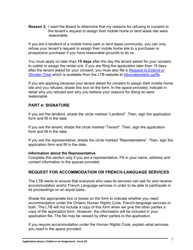 Instructions for Form A2 Application About a Sublet or an Assignment - Ontario, Canada, Page 8