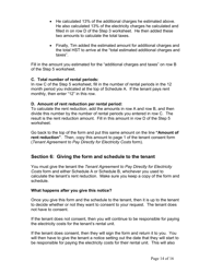 Instructions for Tenant Agreement to Pay Directly for Electricity Costs - Ontario, Canada, Page 15
