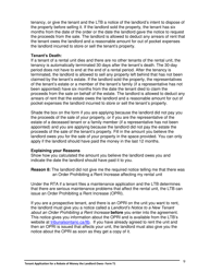 Instructions for Form T1 Tenant Application for a Rebate of Money the Landlord Owes - Ontario, Canada, Page 10