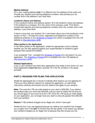 Instructions for Form T1 Tenant Application for a Rebate of Money the Landlord Owes - Ontario, Canada, Page 4