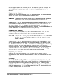 Instructions for Form T1 Tenant Application for a Rebate of Money the Landlord Owes - Ontario, Canada, Page 7
