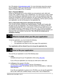 Instructions for Form T2 Application About Tenant Rights - Ontario, Canada, Page 12