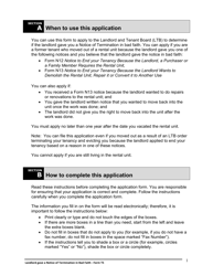 Instructions for Form T5 Landlord Gave a Notice of Termination in Bad Faith - Ontario, Canada, Page 2