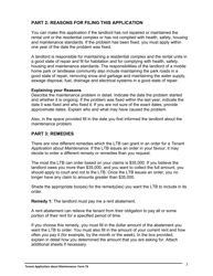 Instructions for Form T6 Tenant Application About Maintenance - Ontario, Canada, Page 4