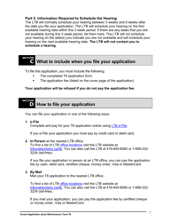 Instructions for Form T6 Tenant Application About Maintenance - Ontario, Canada, Page 8