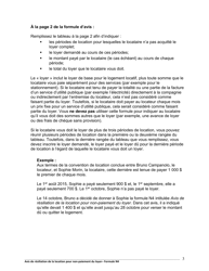 Instruction pour Forme N4 Avis De Resiliation De La Location Pour Non-paiement Du Loyer - Ontario, Canada (French), Page 4
