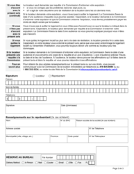 Forme N5 Avis De Resiliation De La Location En Raison D&#039;entrave a La Jouissance Raisonnable, De Dommages Ou De Surpeuplement - Ontario, Canada (French), Page 3