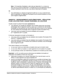 Instruction pour Forme L2 Requete En Resiliation De La Location Et En Expulsion Du Locataire - Ontario, Canada (French), Page 11