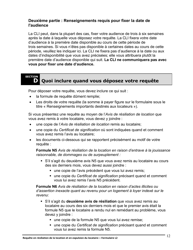 Instruction pour Forme L2 Requete En Resiliation De La Location Et En Expulsion Du Locataire - Ontario, Canada (French), Page 13