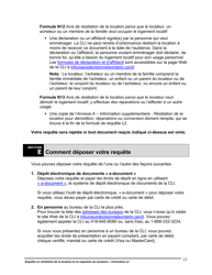 Instruction pour Forme L2 Requete En Resiliation De La Location Et En Expulsion Du Locataire - Ontario, Canada (French), Page 14