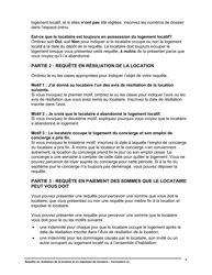 Instruction pour Forme L2 Requete En Resiliation De La Location Et En Expulsion Du Locataire - Ontario, Canada (French), Page 5