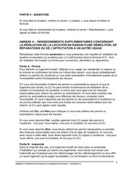 Instruction pour Forme L2 Requete En Resiliation De La Location Et En Expulsion Du Locataire - Ontario, Canada (French), Page 9