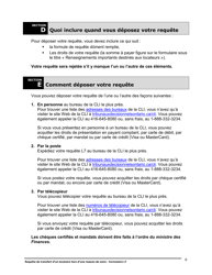 Instruction pour Forme L7 Requete De Transfert D&#039;un Locataire Hors D&#039;une Maison De Soins - Ontario, Canada (French), Page 7