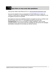 Instruction pour Forme L7 Requete De Transfert D&#039;un Locataire Hors D&#039;une Maison De Soins - Ontario, Canada (French), Page 8