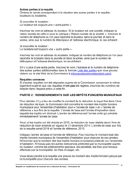 Instruction pour Forme A4 Requete En Modification Du Montant De La Reduction Du Loyer - Ontario, Canada (French), Page 4