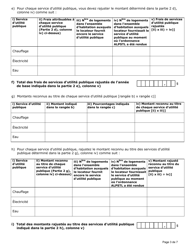 Renseignements De Votre Locateur Sur Les Frais De Services D&#039;utilite Publique (Un Service D&#039;utilite Ou Plus Ne Sont Plus Fournis Dans L&#039;ensemble D&#039;habitation) - Ontario, Canada (French), Page 3