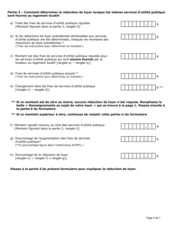 Renseignements De Votre Locateur Sur Les Frais De Services D&#039;utilite Publique (Un Service D&#039;utilite Ou Plus Ne Sont Plus Fournis Dans L&#039;ensemble D&#039;habitation) - Ontario, Canada (French), Page 4