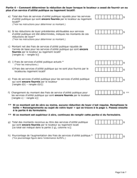 Renseignements De Votre Locateur Sur Les Frais De Services D&#039;utilite Publique (Un Service D&#039;utilite Ou Plus Ne Sont Plus Fournis Dans L&#039;ensemble D&#039;habitation) - Ontario, Canada (French), Page 5