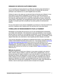 Instruction pour Demande De Revision D&#039;une Ordonnance - Ontario, Canada (French), Page 6