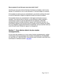Instruction pour Accord Du Locataire Concernant Le Paiement Direct Du Cout De L&#039;electricite - Ontario, Canada (French), Page 17