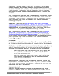 Instruction pour Forme T1 Requete Presentee Par Le Locataire Pour Obtenir Un Remboursement Du Par Le Locateur - Ontario, Canada (French), Page 9