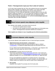 Instruction pour Forme T2 Requete Concernant Les Droits Du Locataire - Ontario, Canada (French), Page 13