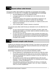 Instruction pour Forme T2 Requete Concernant Les Droits Du Locataire - Ontario, Canada (French), Page 2