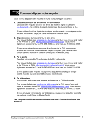 Instruction pour Forme T6 Requete Presentee Par Le Locataire Concernant L&#039;entretien - Ontario, Canada (French), Page 9