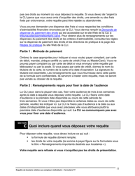 Instruction pour Forme T7 Requete Du Locataire Relative Aux Compteurs Individuels - Ontario, Canada (French), Page 12
