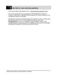 Instruction pour Forme T7 Requete Du Locataire Relative Aux Compteurs Individuels - Ontario, Canada (French), Page 14