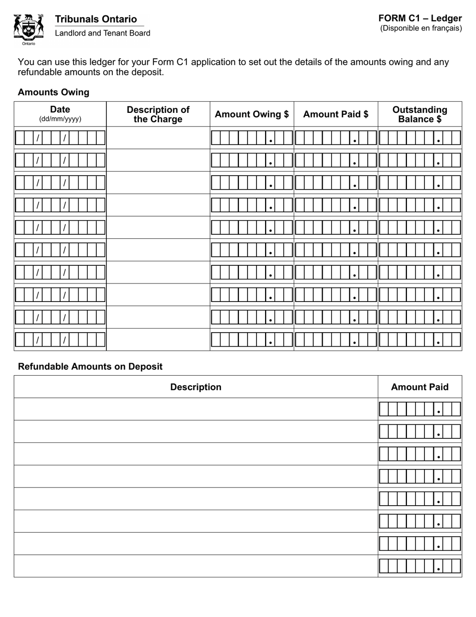 Form C1 Application to End the Occupancy and Evict the Member Based on Non-payment of Regular Monthly Housing Charges and to Collect the Housing Charges That the Co-op Member Owes - Ontario, Canada, Page 4