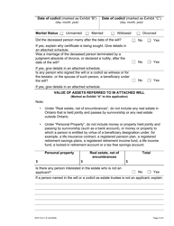 Form 74.5.1 Application for Certificate of Appointment of Estate Trustee With a Will (Corporate Applicant) Limited to the Assets Referred to in the Will - Ontario, Canada, Page 2