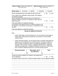 Form 74.5 Application for Certificate of Appointment of Estate Trustee With a Will (Corporate Applicant) - Ontario, Canada, Page 2