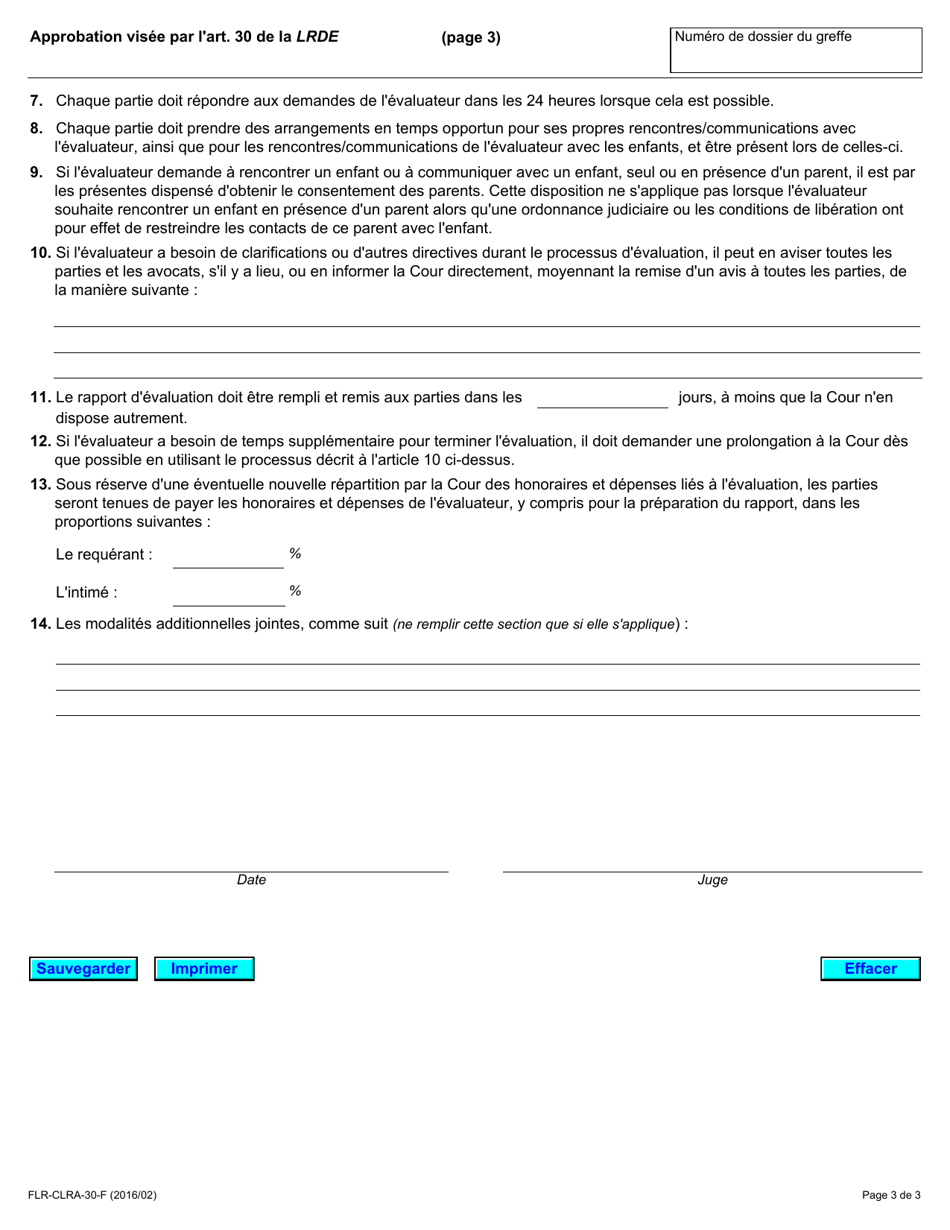 Approbation Visee Par Lart. 30 De La Lrde - Ontario, Canada (French), Page 3