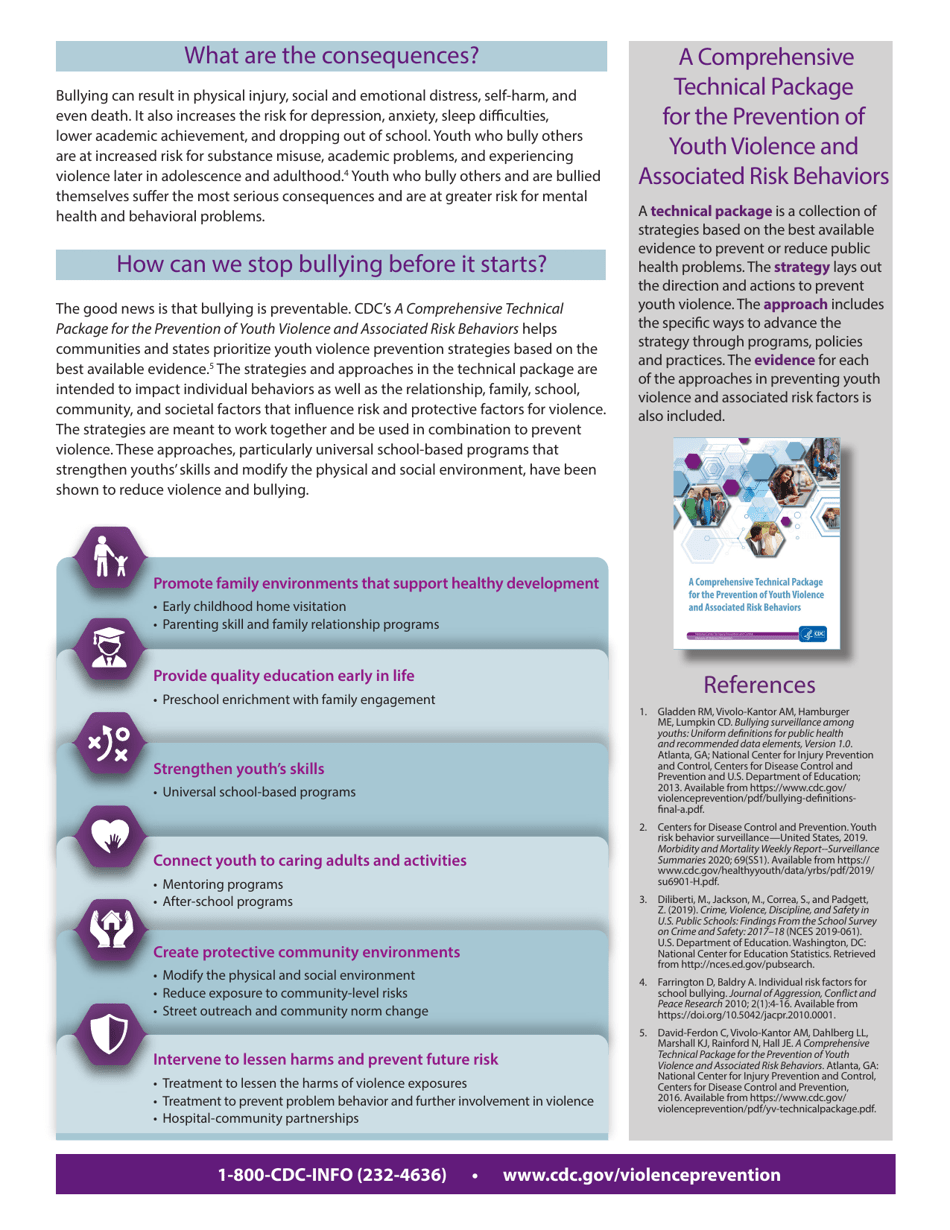Bullying Fact Sheet, Page 2