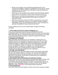 Scholarship Essay Guide, Page 2