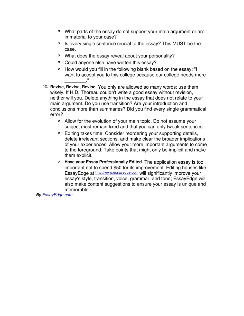 Scholarship Essay Guide, Page 8