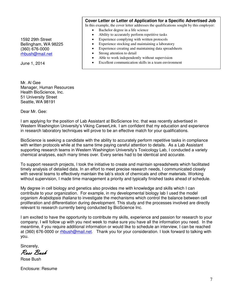 unc career services cover letter