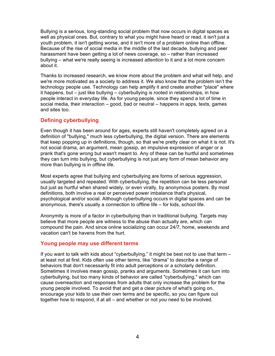 A Parents Guide to Cyberbullying, Page 4