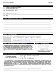 Identity Theft Complaint - Indiana, Page 3