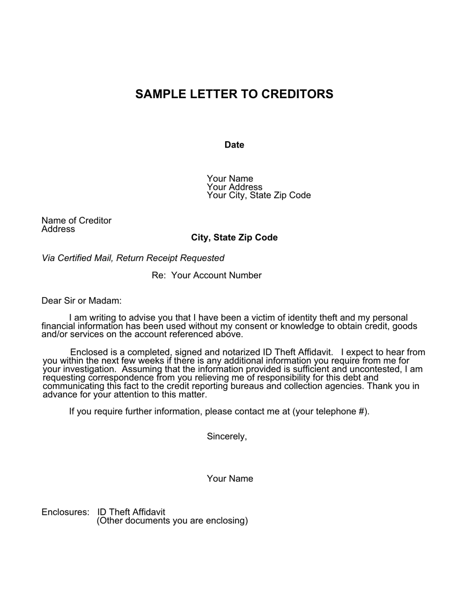 Identity Theft Affidavit - North Carolina, Page 13