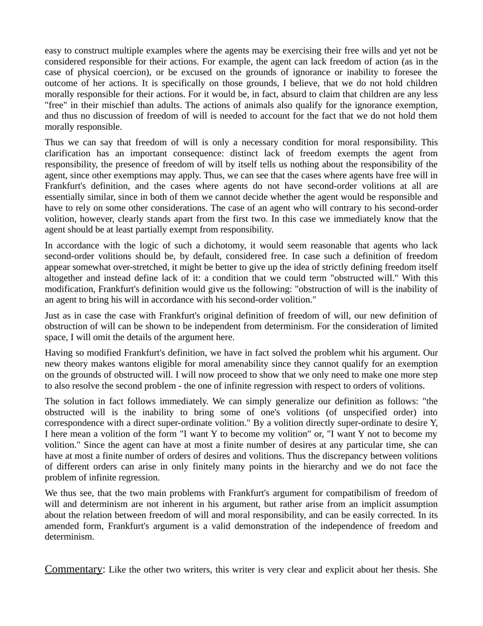 Samples of Opening Paragraphs for a Short Philosophy Paper, Page 5